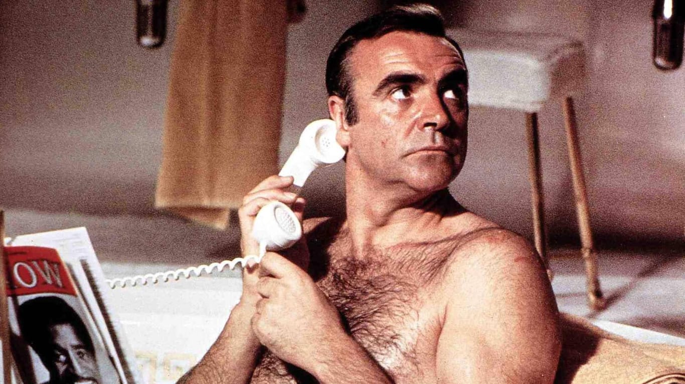 Sean Connery 1971 als James Bond in "Diamantenfieber": Heute wird der Mime 90 Jahre alt.