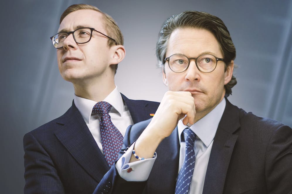 Der CDU-Bundestagsbageordnete Philipp Amthor (links) und CSU-Verkehrsminister Andreas Scheuer (Montage): Beide standen in Verbindung mit dem Unternehmen Augustus Intelligence.