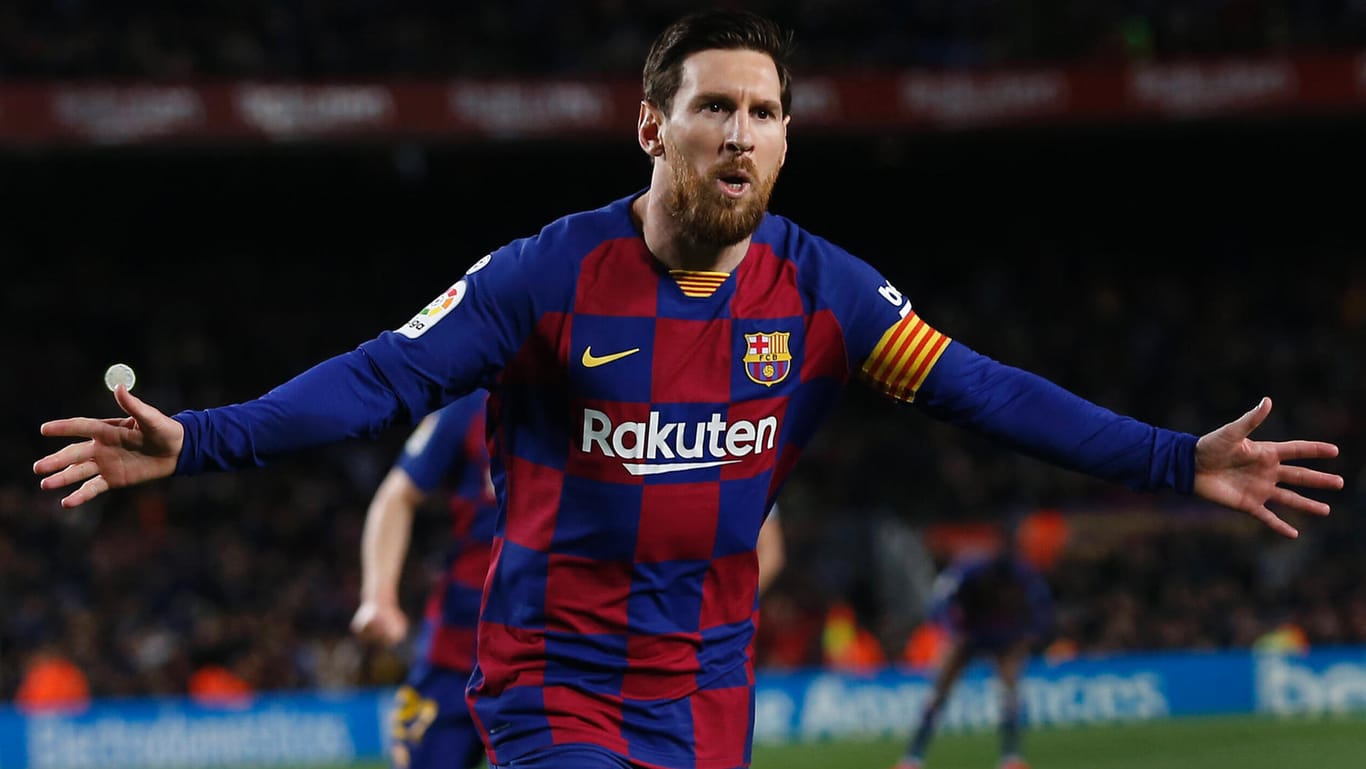 Lionel Messi feiert eins seiner zahlreichen Tore für den FC Barcelona: Bald wird der Argentinier offenbar nicht mehr für die Blaugrana spielen.