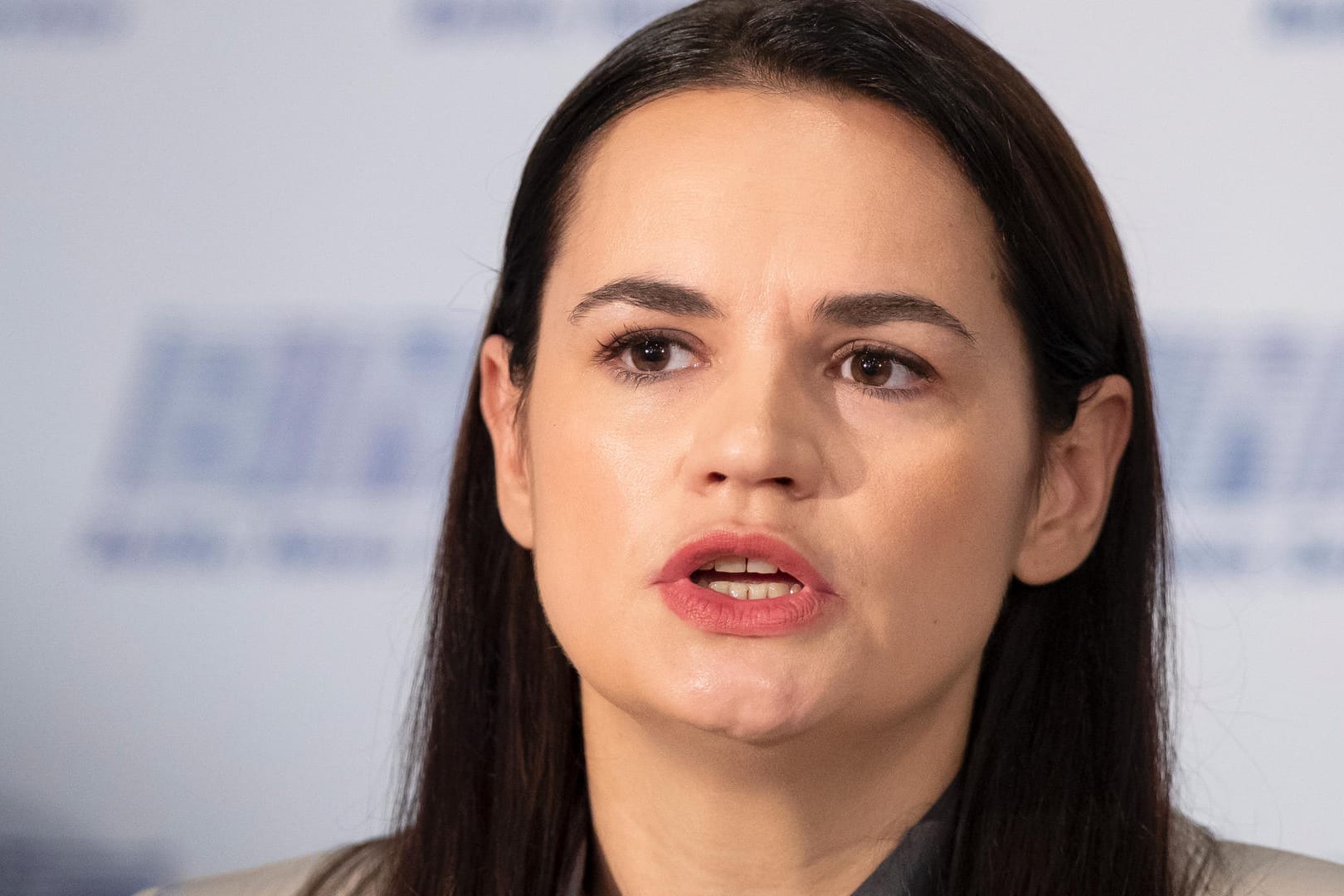 Swetlana Tichanowskaja: Die ehemalige Präsidentschaftskandidatin äußerte sich aus dem Exil in Litauen zum Geschehen in Belarus.