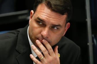 Flavio Bolsonaro: Der Sohn des brasilianischen Präsidenten hat sich mit dem Coronavirus angesteckt.