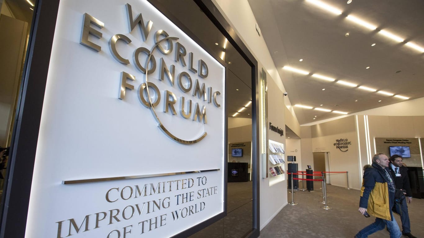 Das Logo des World Economic Forums: Das Weltwirtschaftsforum 2021 muss verschoben werden.