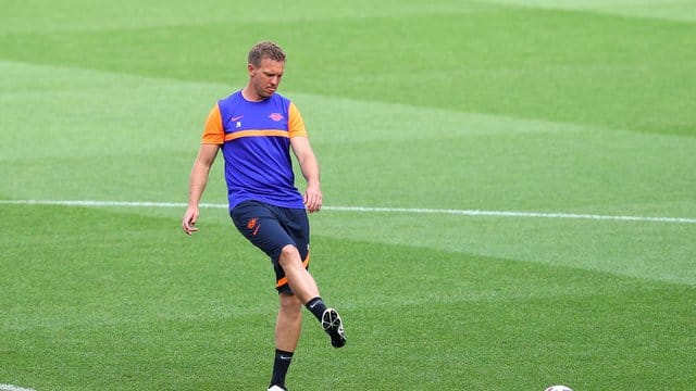Trainer Julian Nagelsmann bat die Leipziger Spieler wieder zum Training.