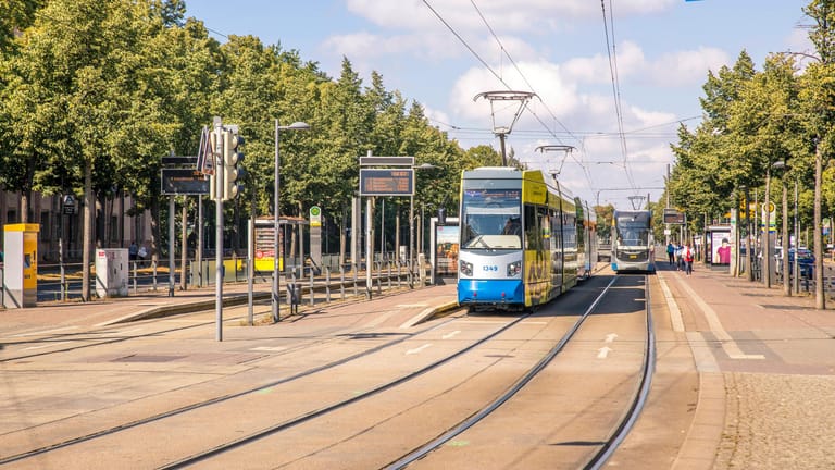 Straßenbahnen in Leipzig: An einem Wochenende im September können sie kostenlos genutzt werden.