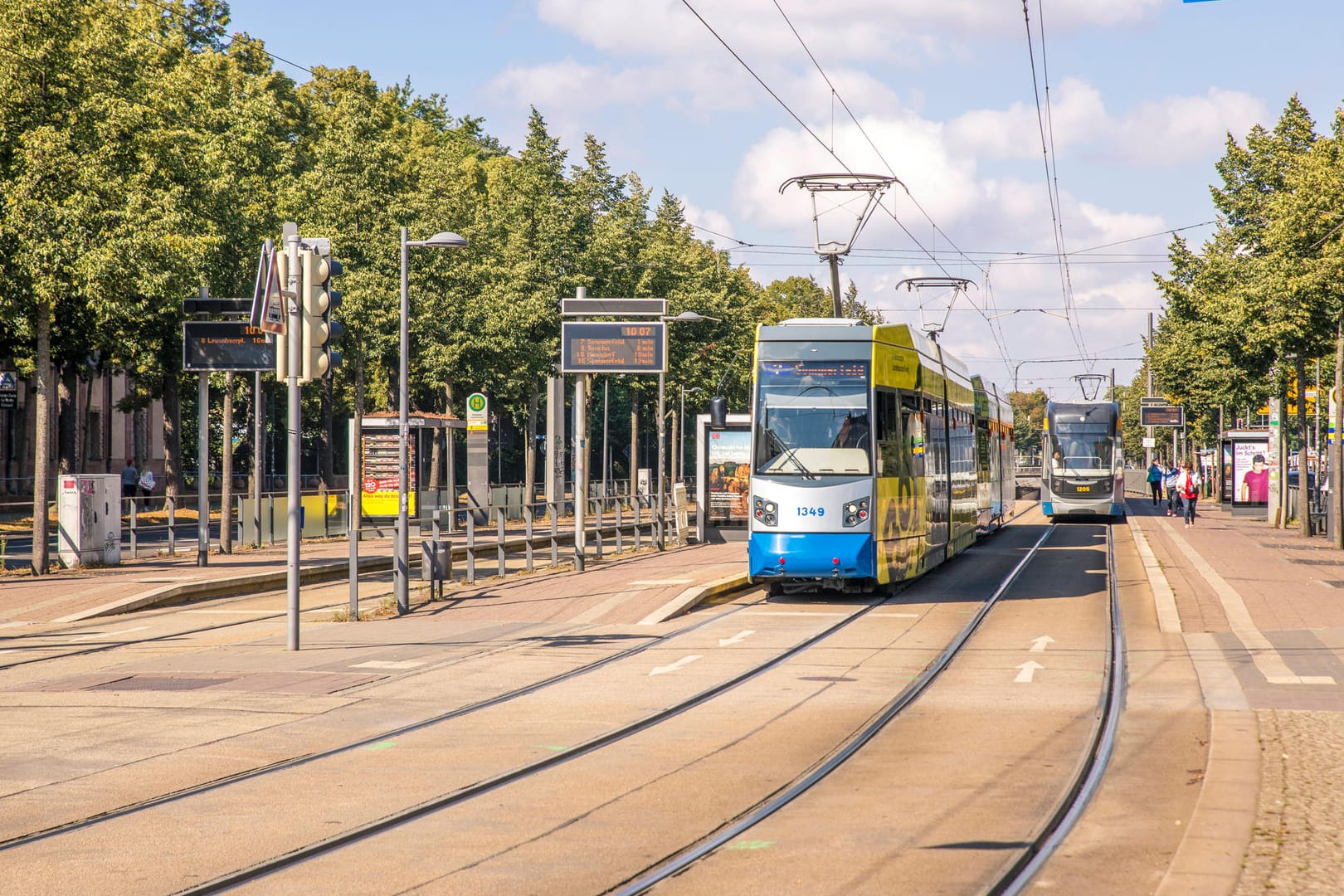 Straßenbahnen in Leipzig: An einem Wochenende im September können sie kostenlos genutzt werden.