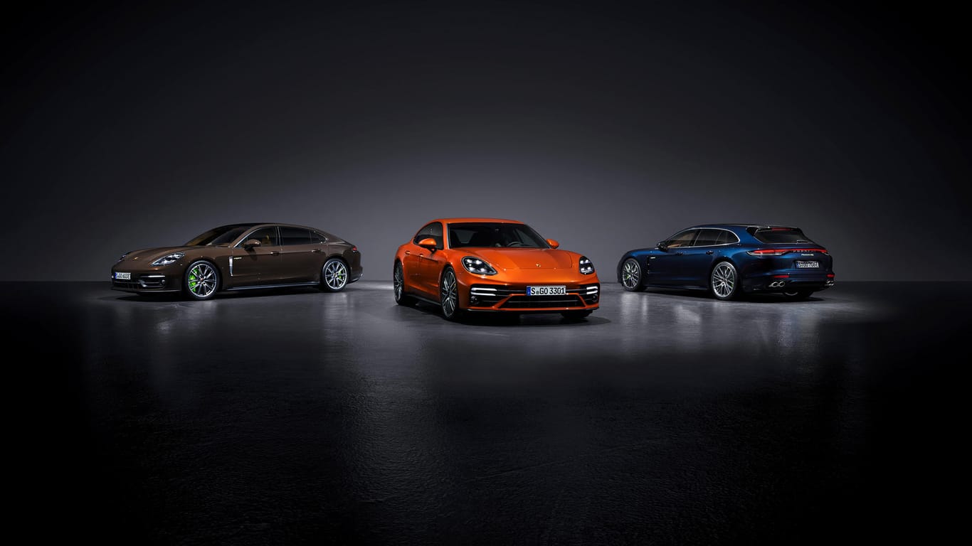 Sportive Familienbande: Porsche hat die Panamera-Palette aufgefrischt und bringt sie ab Herbst in den Handel.