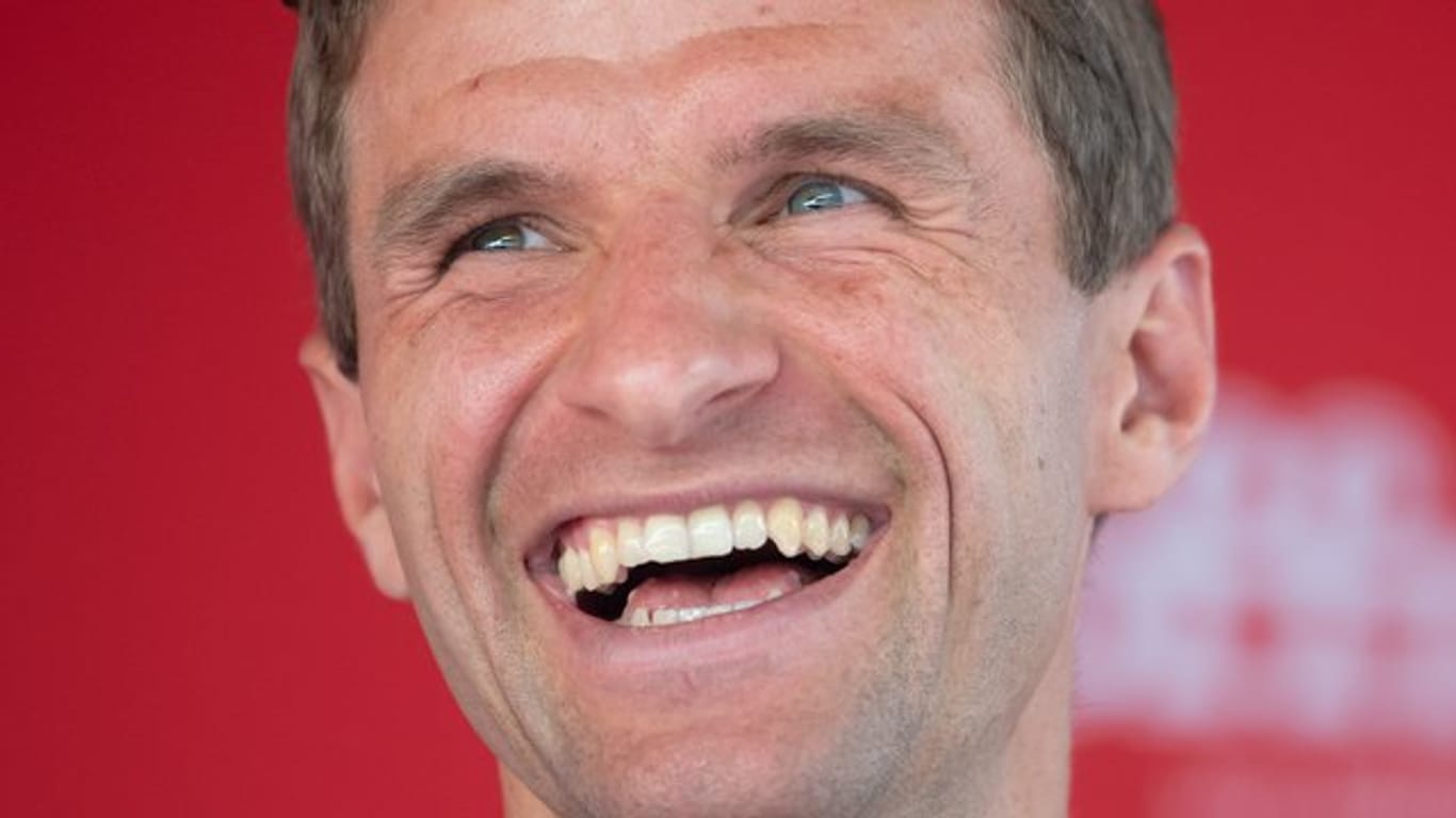 Beschäftigt sich aktuell nicht mit einer Rückkehr in die Nationalmannschaft: Thomas Müller.