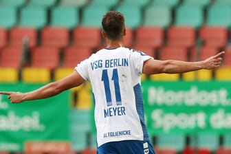 Linus Meyer vom VSG Altglienicke: Der Verein aus Berlin gibt das Heimrecht im DFB-Pokal an den 1. FC Köln ab.