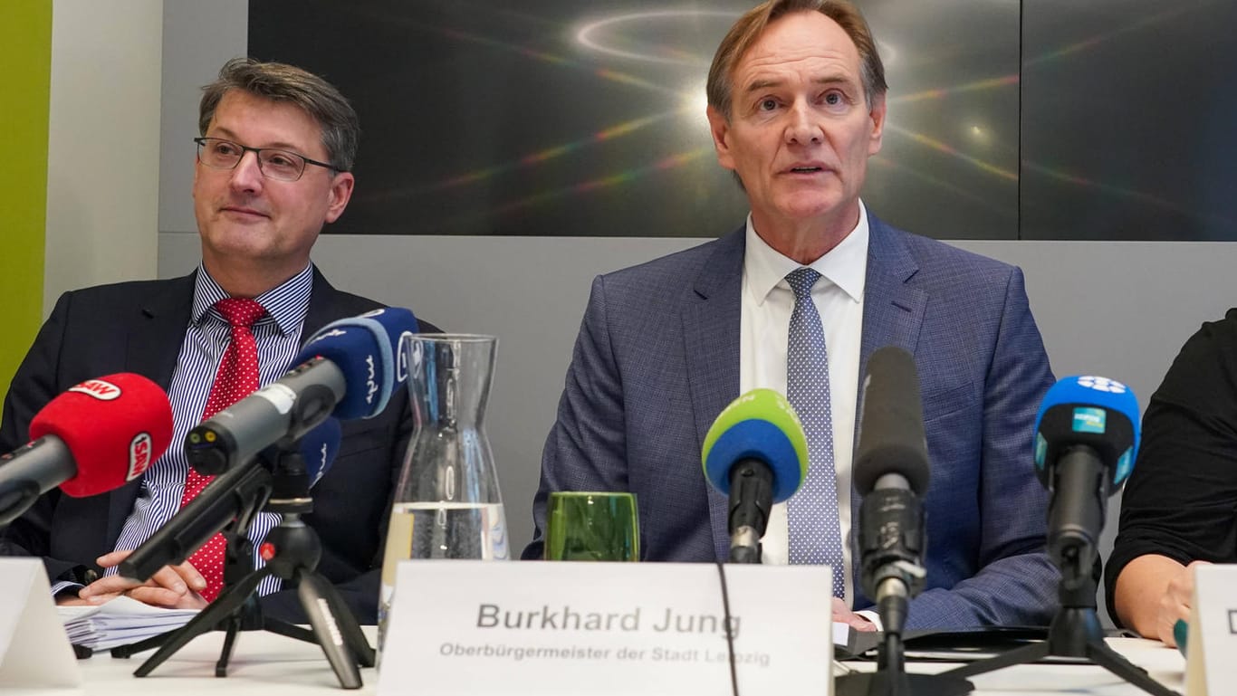 Leipzigs Oberbürgermeister Burkhard Jung (r.): "Die Menschen müssen die Regeln nachvollziehen können"