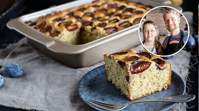 Zwetschgenkuchen: Die Zubereitungszeit beträgt nur 20 Minuten.