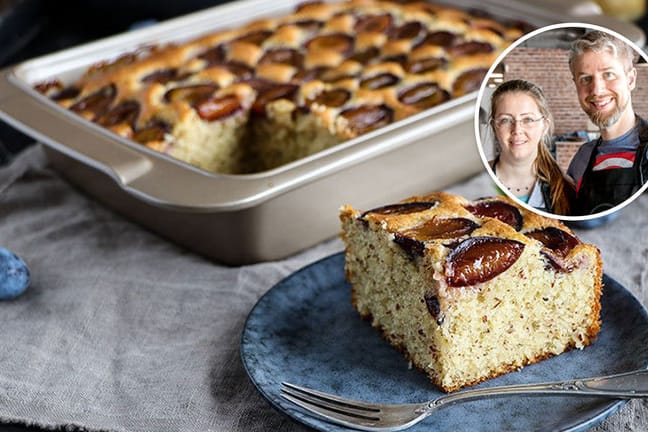 Zwetschgenkuchen: Die Zubereitungszeit beträgt nur 20 Minuten.