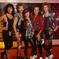 Die Scorpions 1989 (v.l.): Hermann Rarebell, Rudolf Schenker, Klaus Meine, Matthias Jabs und Francis Buchholz.
