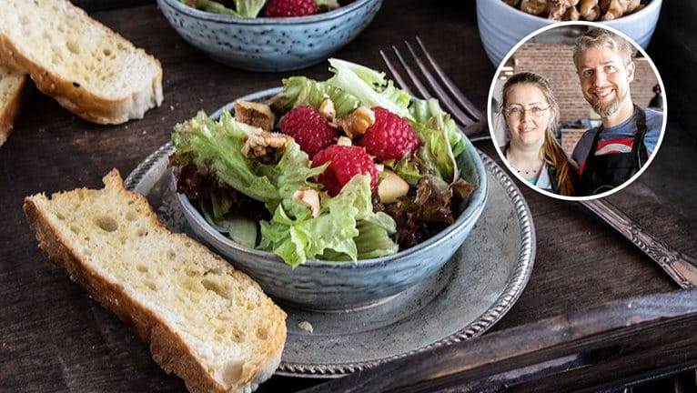 Herbstsalat: Er ist im Handumdrehen zubereitet.