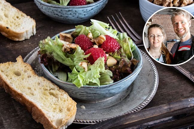 Herbstsalat: Er ist im Handumdrehen zubereitet.