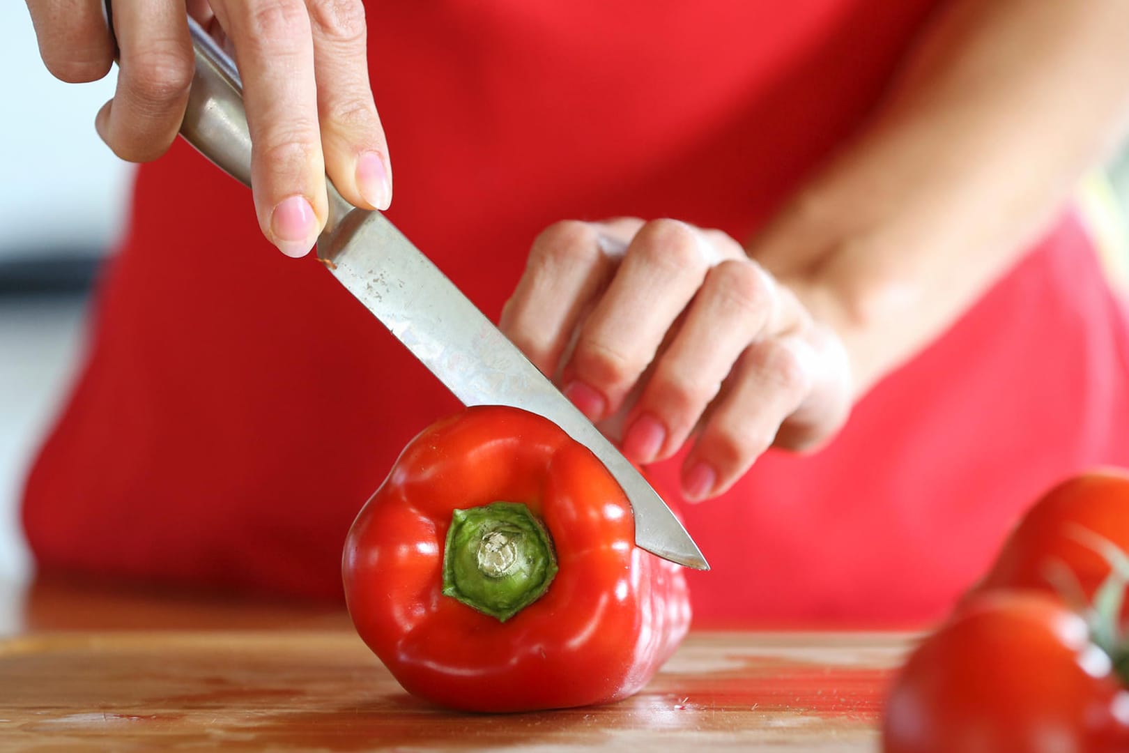 Paprika: Es gibt zwei Arten, sie zu schneiden.