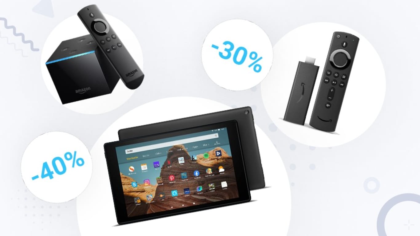 Deals des Tages: Amazon-Geräte wie der Fire TV Stick und das Fire HD 10-Tablet zu stark reduzierten Preisen im Angebot.