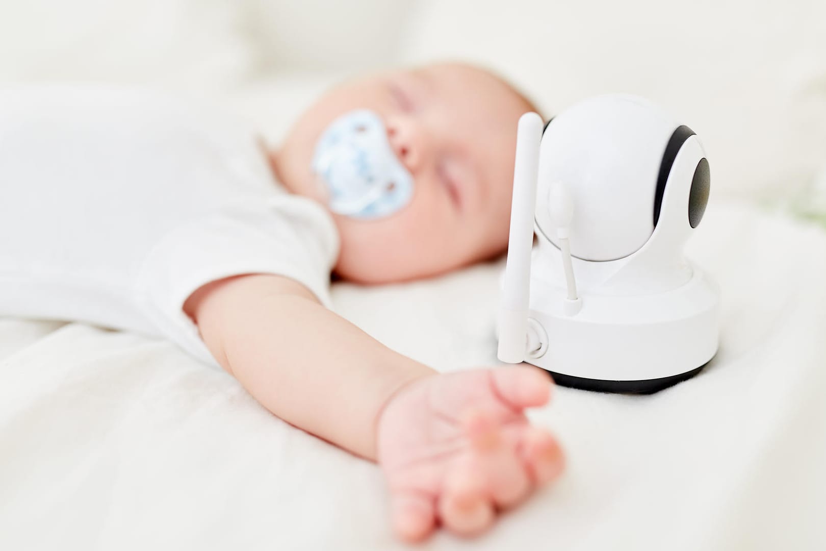 Für erholsame Träume: Babyphones überwachen sicher den Schlaf Ihrer Kinder.