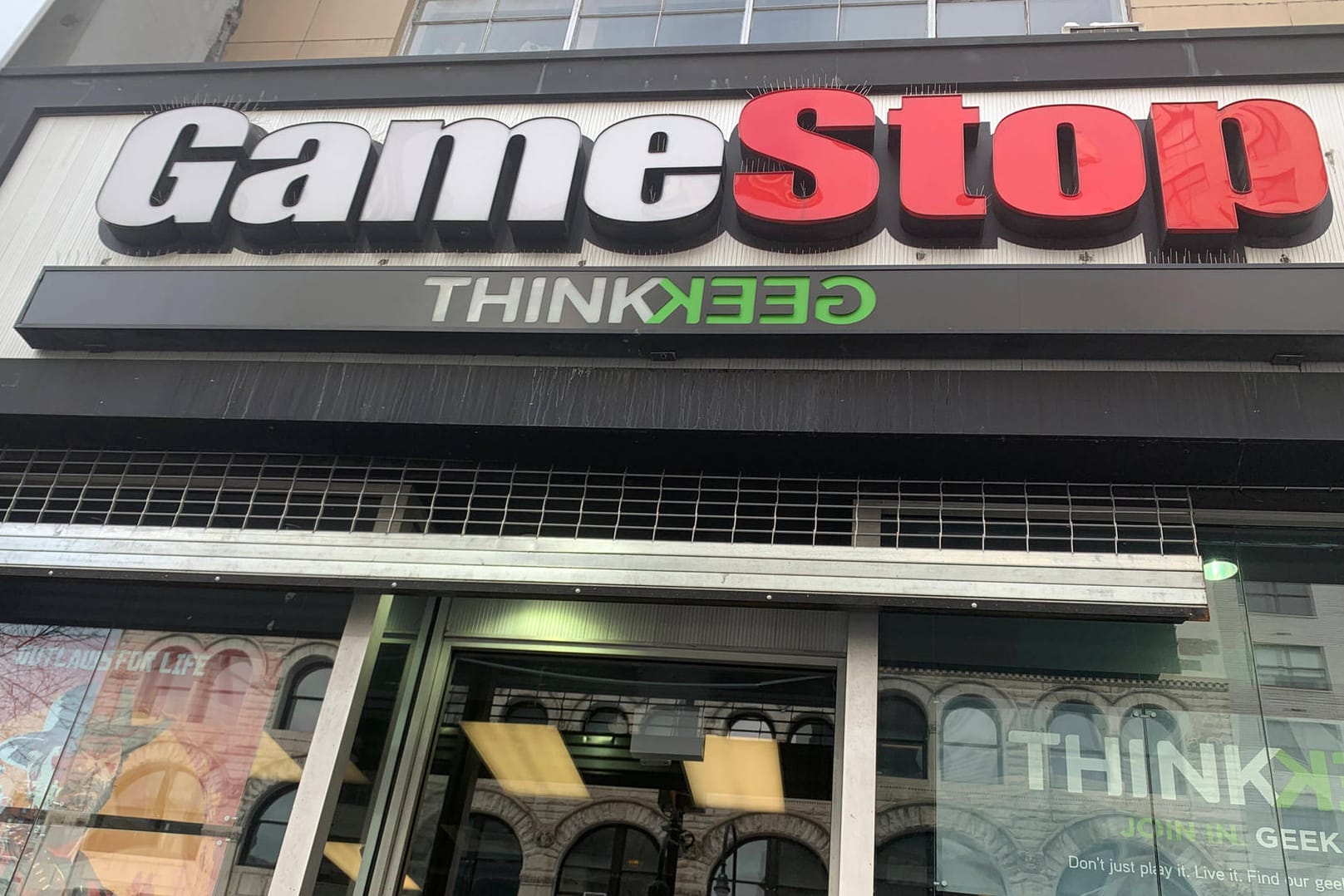 Ein Gamestop-Laden in Amerika: Die Aktie des Spielehändlers ist zum Symbol für einen Short Squeeze geworden.