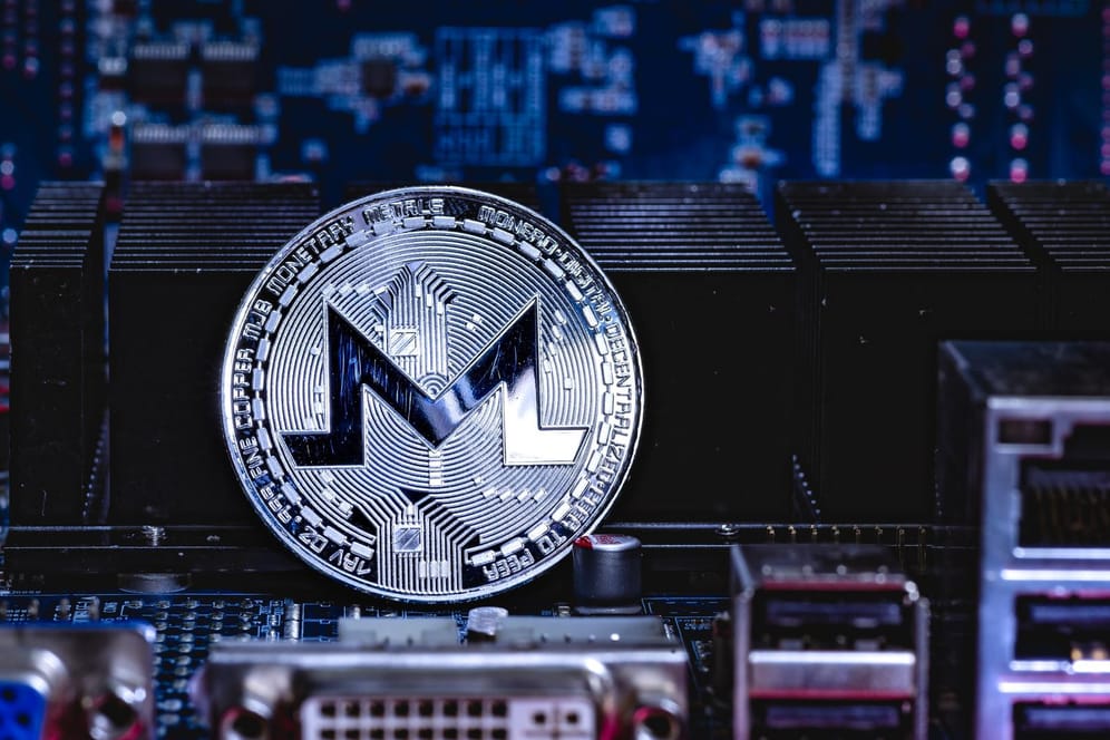 Ein physischer Monero-Coin: Die Kryptowährung verspricht anonymes Zahlen.