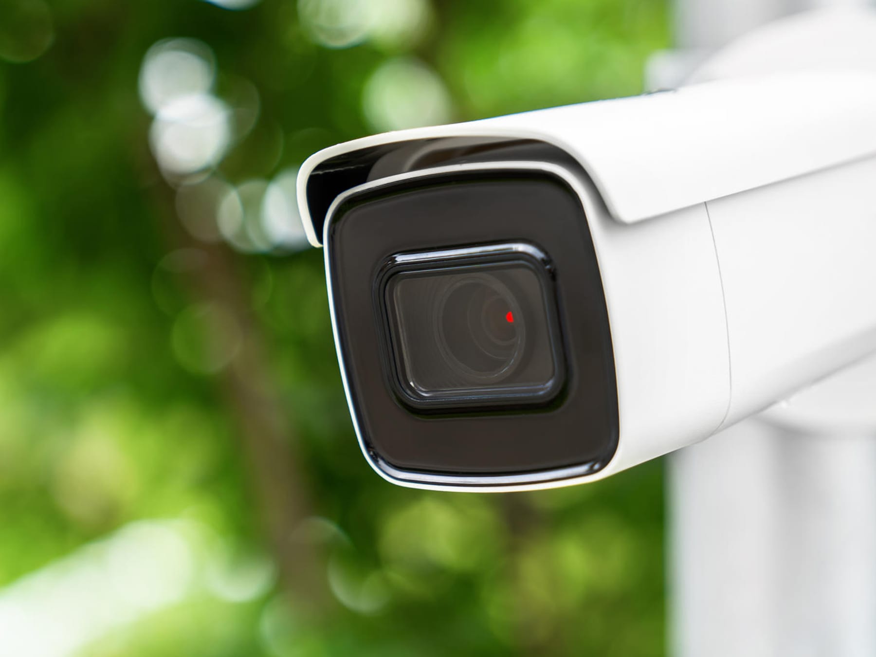 Überwachungs Kamera Videoüberwachung 1200TVL Weiß Nachtsicht Außen CCTV Portable 