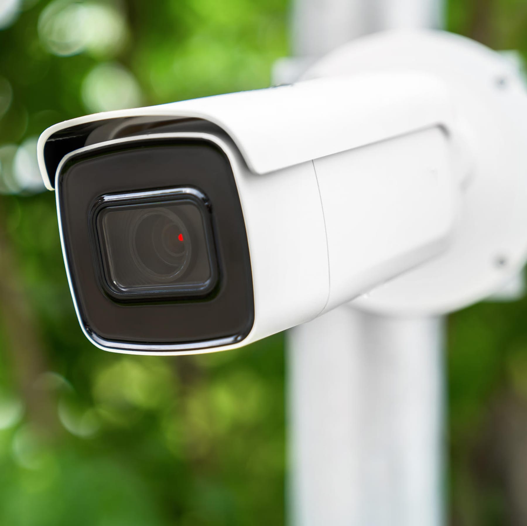 Überwachungs Kamera Videoüberwachung 1200TVL Weiß Nachtsicht Außen CCTV Portable 