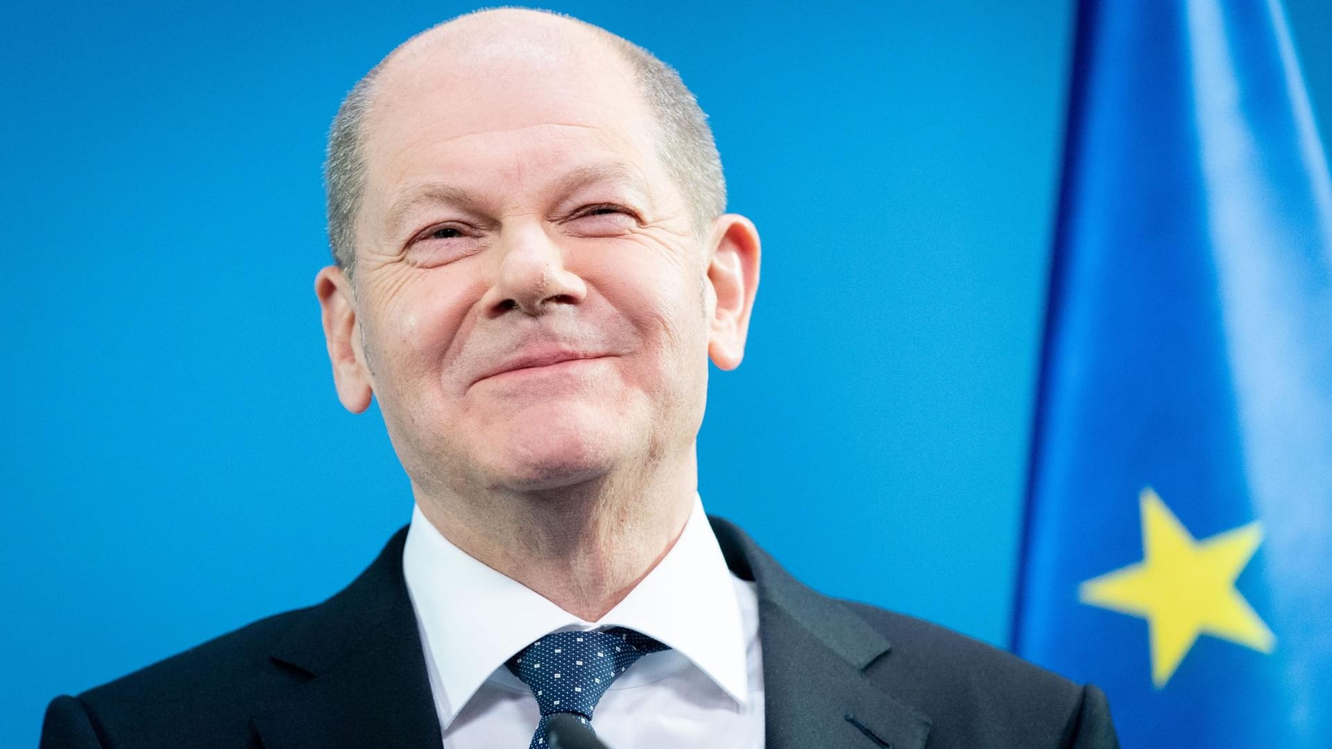 Olaf Scholz: Der Finanzminister zeigte sich nach dem Treffen zufrieden.