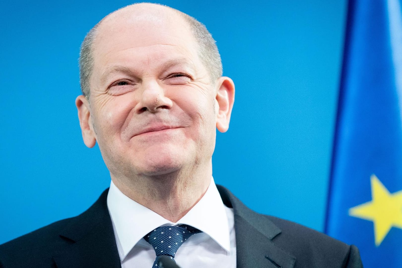 Olaf Scholz: Der Finanzminister zeigte sich nach dem Treffen zufrieden.