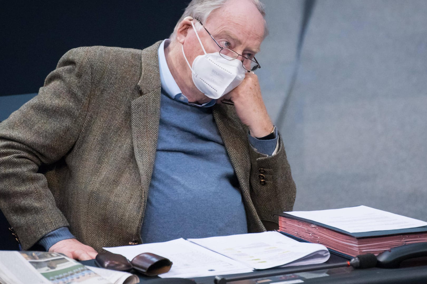 Alexander Gauland, Fraktionsvorsitzender der AFD-Bundestagsfraktion: Mit seiner Impfung gegen das Coronavirus fuhr er sich reichlich Spott ein.
