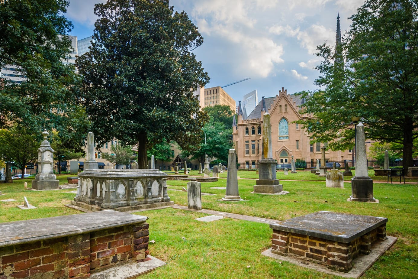 Friedhof in Charlotte: In der Stadt lebte Hester McCarnell Ford zuletzt.