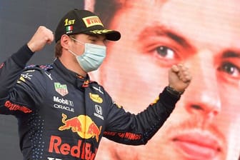 Hat das chaotische Formel-1-Rennen von Imola gewonnen: Der niederländische Red-Bull-Pilot Max Verstappen.