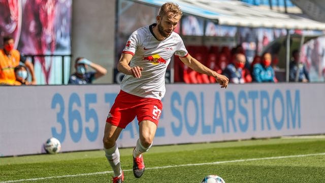 Könnte bald wieder für RB Leipzig auflaufen: Konrad Laimer. Könnte bald wieder für RB Leipzig auflaufen: Konrad Laimer.