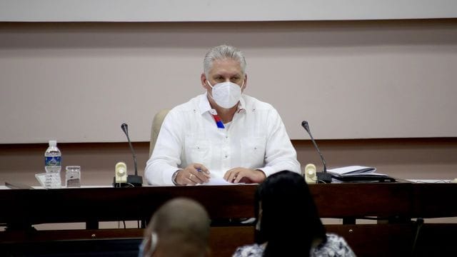 Miguel Diaz-Canel, Präsident von Kuba, nimmt am VIII.