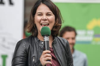 Annalena Baerbock hat Grund zur Freude: Die Grünen sind in Umfragen jetzt stärkste Kraft.
