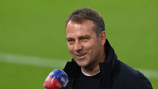Will mit Bayern als Abschied noch den Titel holen: Trainer Hansi Flick. Will mit Bayern als Abschied noch den Titel holen: Trainer Hansi Flick.