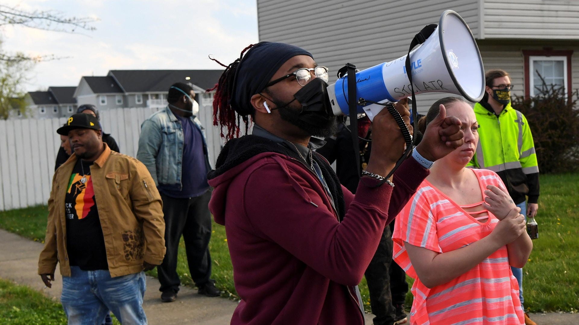 Proteste in Columbus: Dort ist die 16-jährige Ma'Khia Bryant erschossen worden.