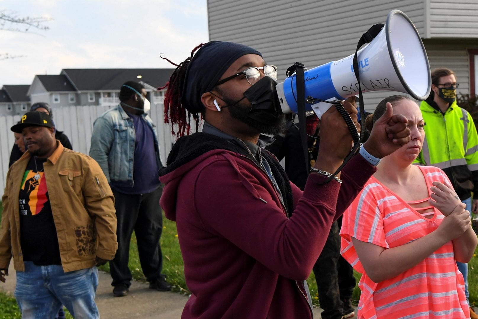 Proteste in Columbus: Dort ist die 16-jährige Ma'Khia Bryant erschossen worden.