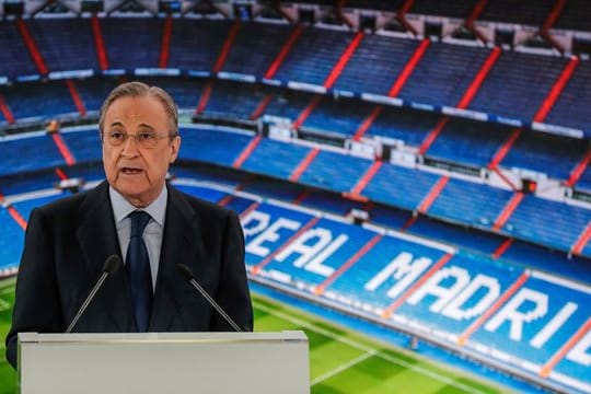 Real-Präsident Florentino Pérez glaubt noch an die Super League.