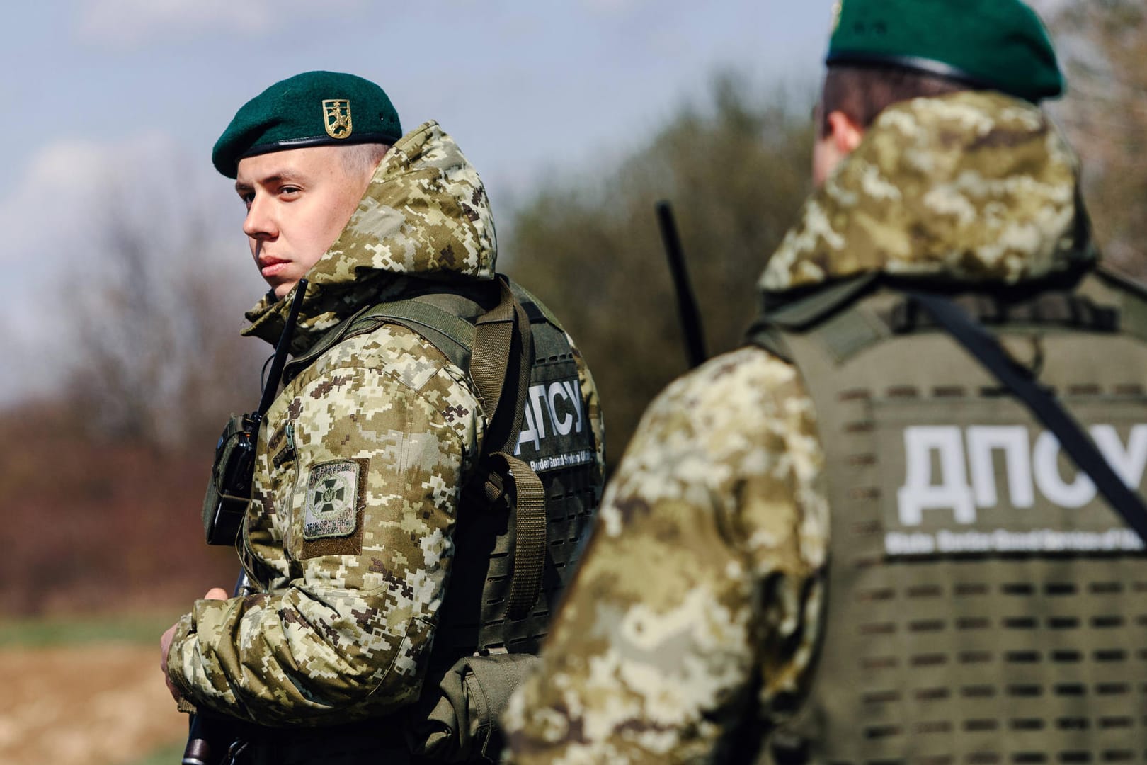 Russische Soldaten: Sie verlassen das Gebiet an der ukrainischen Grenze.