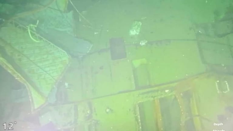 Vermisstes U-Boot vor Bali: Mithilfe der Aufnahmen konnte das U-Boot identifiziert werden.