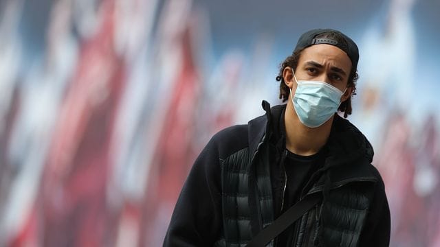 Rechnet mit einem Verbleib von Trainer Nagelsmann beim RB Leipzig: Stürmer Yussuf Poulsen. Rechnet mit einem Verbleib von Trainer Nagelsmann beim RB Leipzig: Stürmer Yussuf Poulsen.