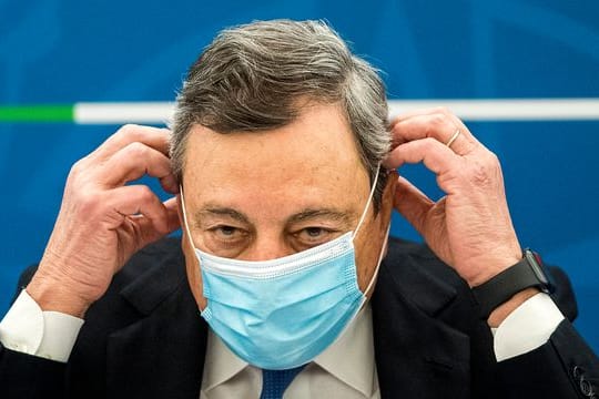 Italiens Ministerpräsident Mario Draghi will das Land mit EU-Milliarden wieder wirtschaftlich auf die Beine stellen.