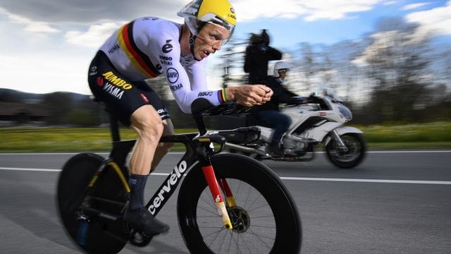 Prolog der Tour de Romandie mit dem Einzelzeitfahren über 4,05 Kilometer: Tony Martin in Aktion.