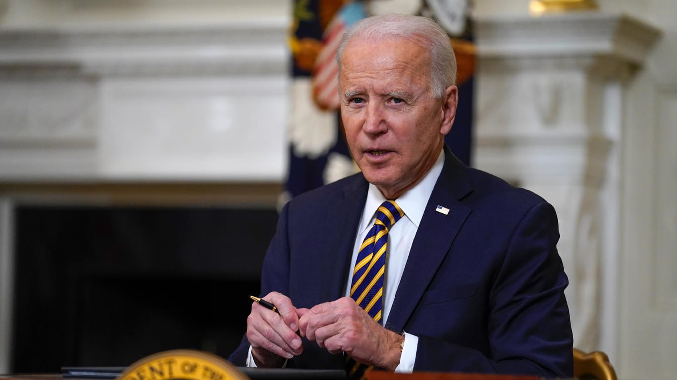 US-Präsident Joe Biden: Die Demokraten haben im Kongress die Mehrheit, doch auch deren Zustimmung kann sich der Präsident noch nicht sicher sein.
