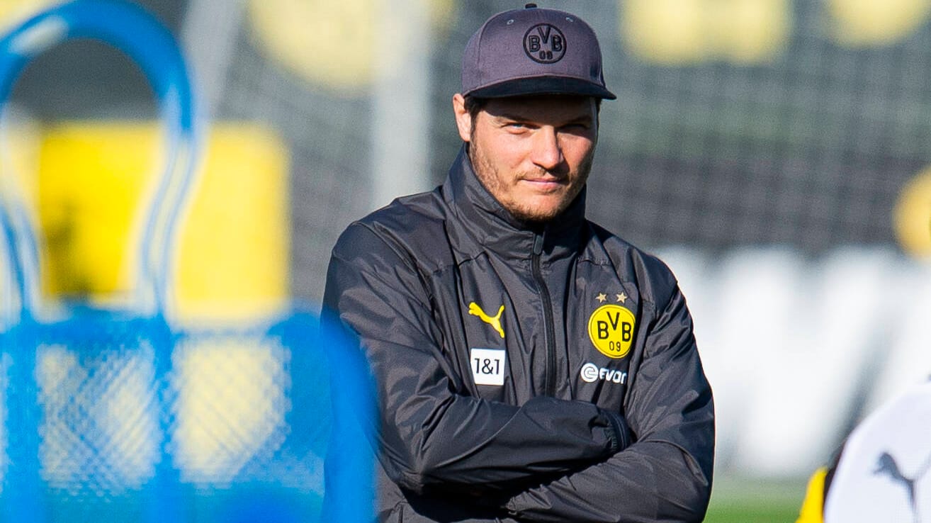 Edin Terzic: Aktuell trainiert der 38-Jährige interimsmäßig den BVB.