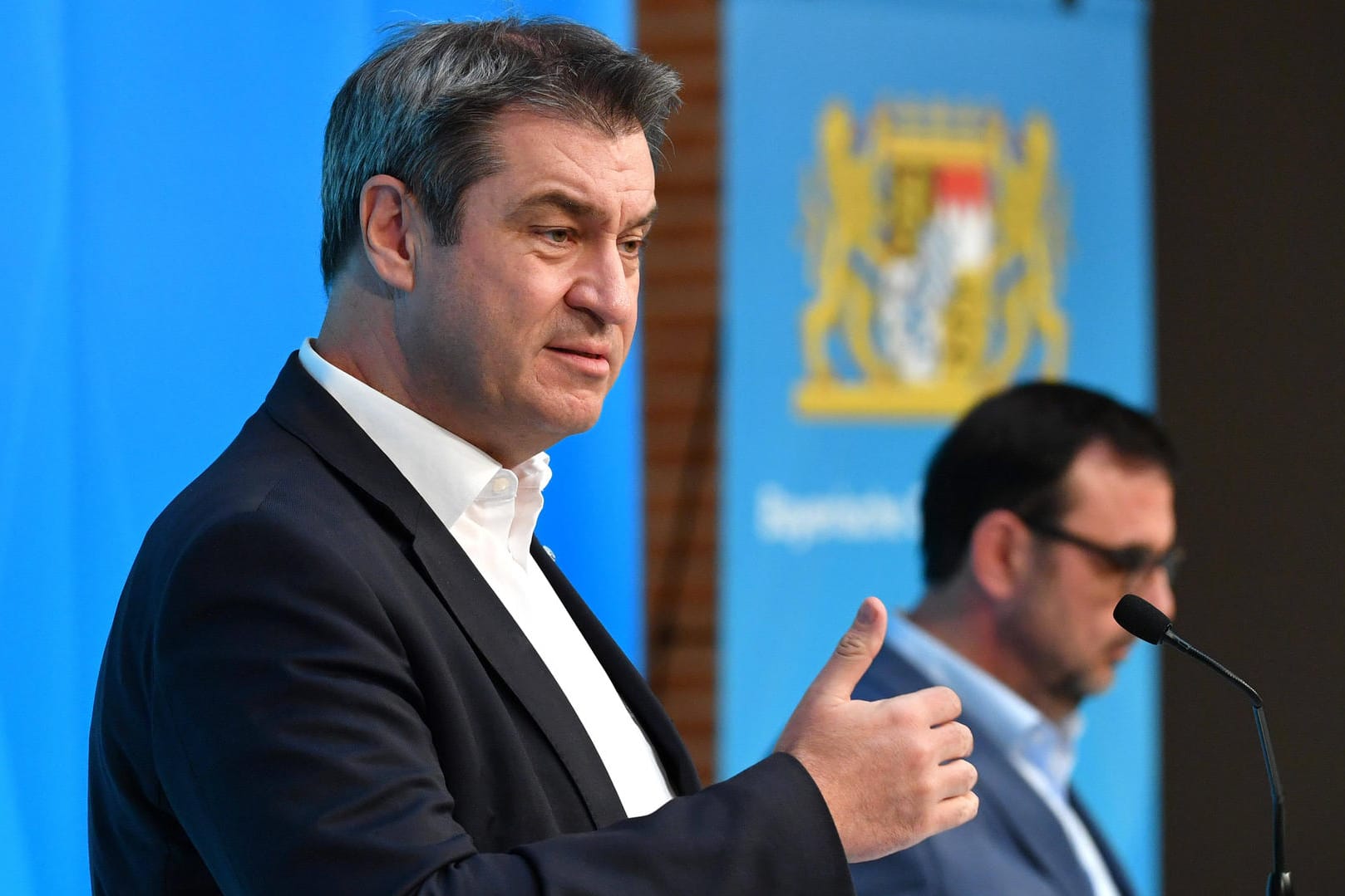 Bayerns Ministerpräsident Markus Söder: Der 54-Jährige konnte sich in Nürnberg bei seinem Hausarzt impfen lassen.