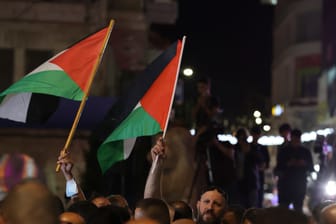 Demonstration in Ramallah: Palästinenserchef Abbas hat den Wahtermin abgesagt.