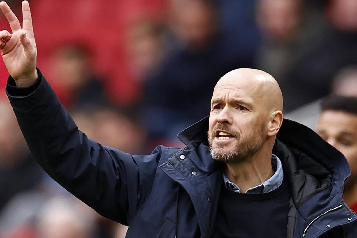 Erik ten Hag: Der Ajax-Trainer bleibt offenbar in Amsterdam.