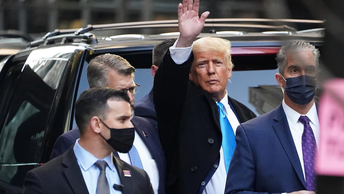 Donald Trump im März in New York: Der Ex-Präsident betreibt weiter Politik.