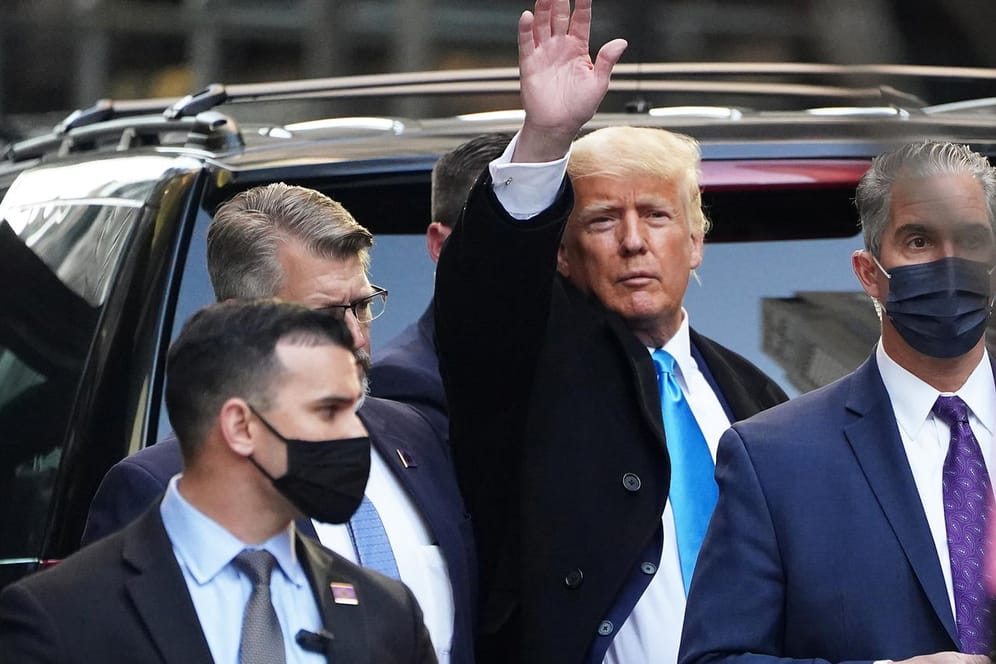 Donald Trump im März in New York: Der Ex-Präsident betreibt weiter Politik.