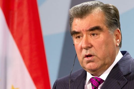 Der tadschikische Präsident Emomali Rachmon (Archiv).